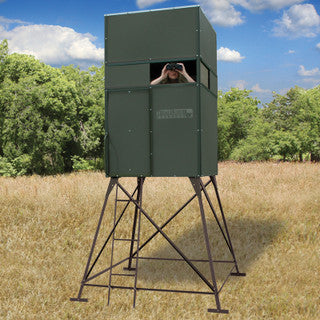 Texas Hunter 4’x4’ Trophy Deer Blind with 4’ Tower