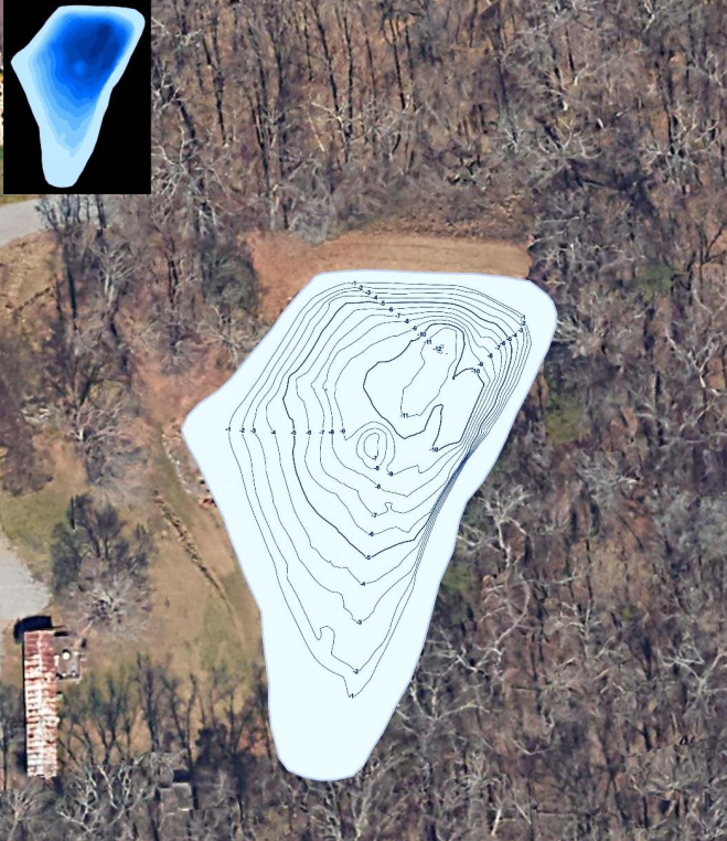 Professional topographic map